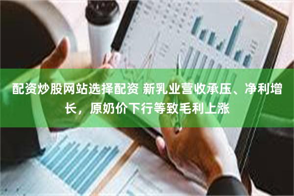 配资炒股网站选择配资 新乳业营收承压、净利增长,原奶价下行等致毛利上涨